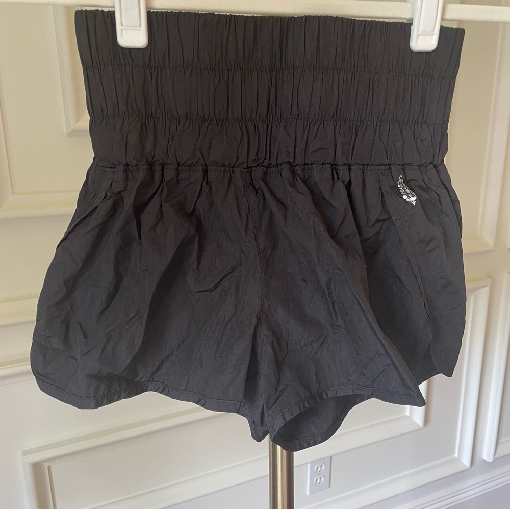 FP Movement by Free People Black Athletic Shorts High-Waisted